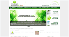 Desktop Screenshot of energiaextremadura.org