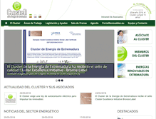 Tablet Screenshot of energiaextremadura.org