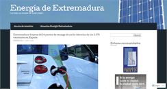 Desktop Screenshot of energiaextremadura.com