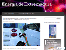 Tablet Screenshot of energiaextremadura.com